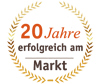 Label 20 Jahre erfolgreich am Markt